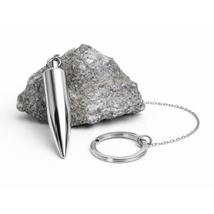 pendulo de radiestesia oro y plata profesional titan