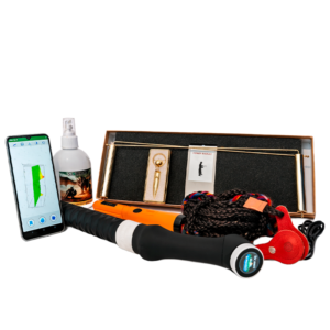 paquete completo con varillas de radiestesia para oro activado